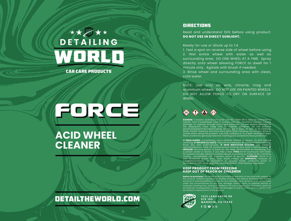 Detailing World Force Acid Wheel Cleaner