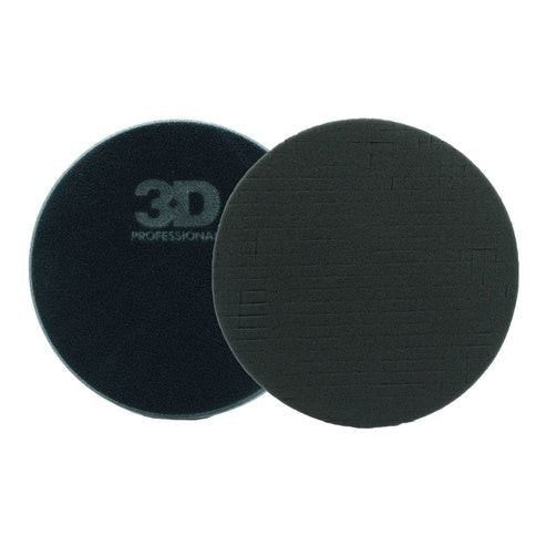 3D 7.5" Black Spider-Cut Foam Finishing Pad - Detailing World NJ