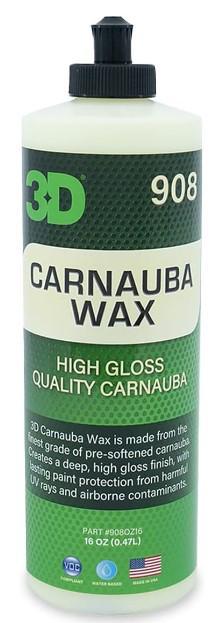 3D Carnauba Wax 16oz - Detailing World NJ