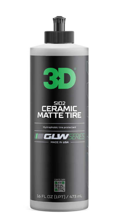 3D GLW Ceramic Matte Tire 16oz - Detailing World NJ016493711781