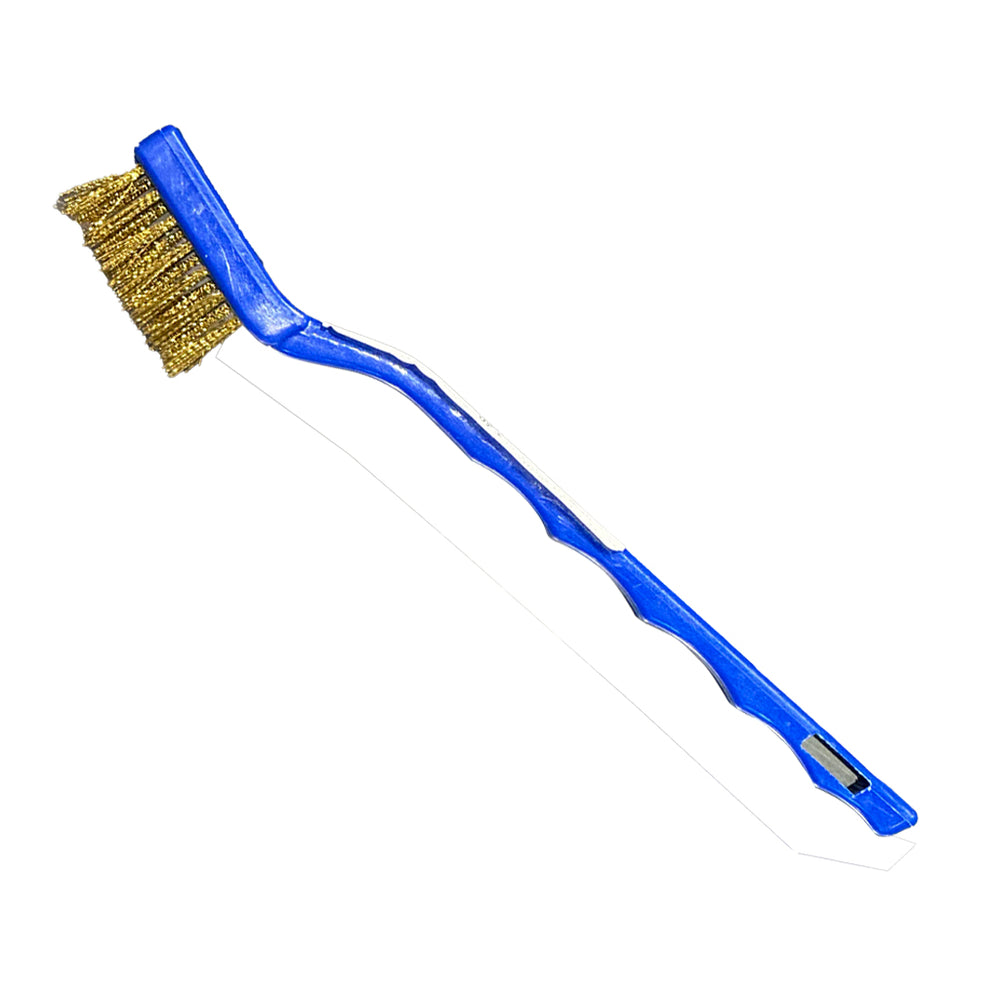 Blue handle brush