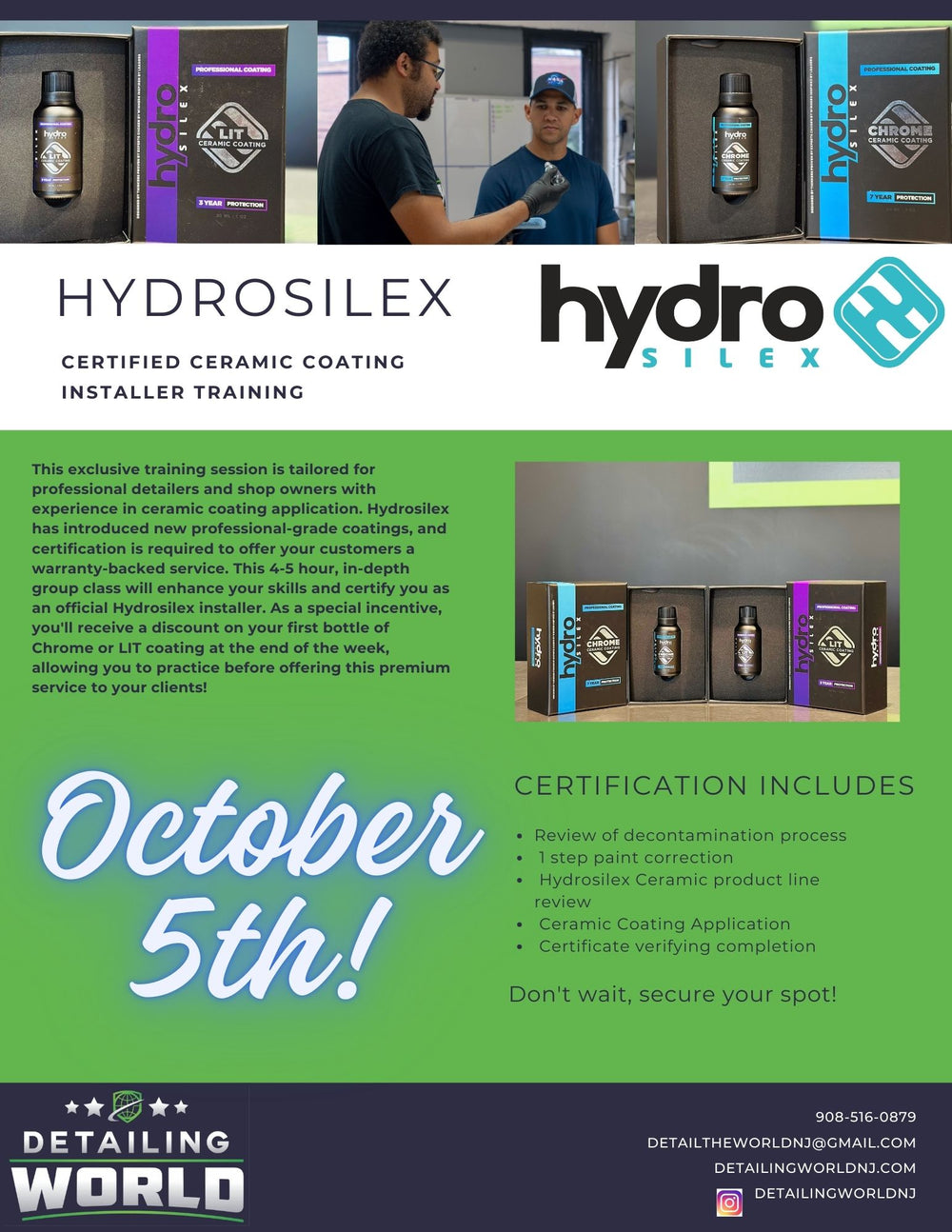 Group Hydrosilex Pro Coating Certification