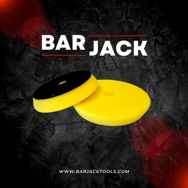 Barjack Yellow Medium Foam Pad 5" - Detailing World NJ