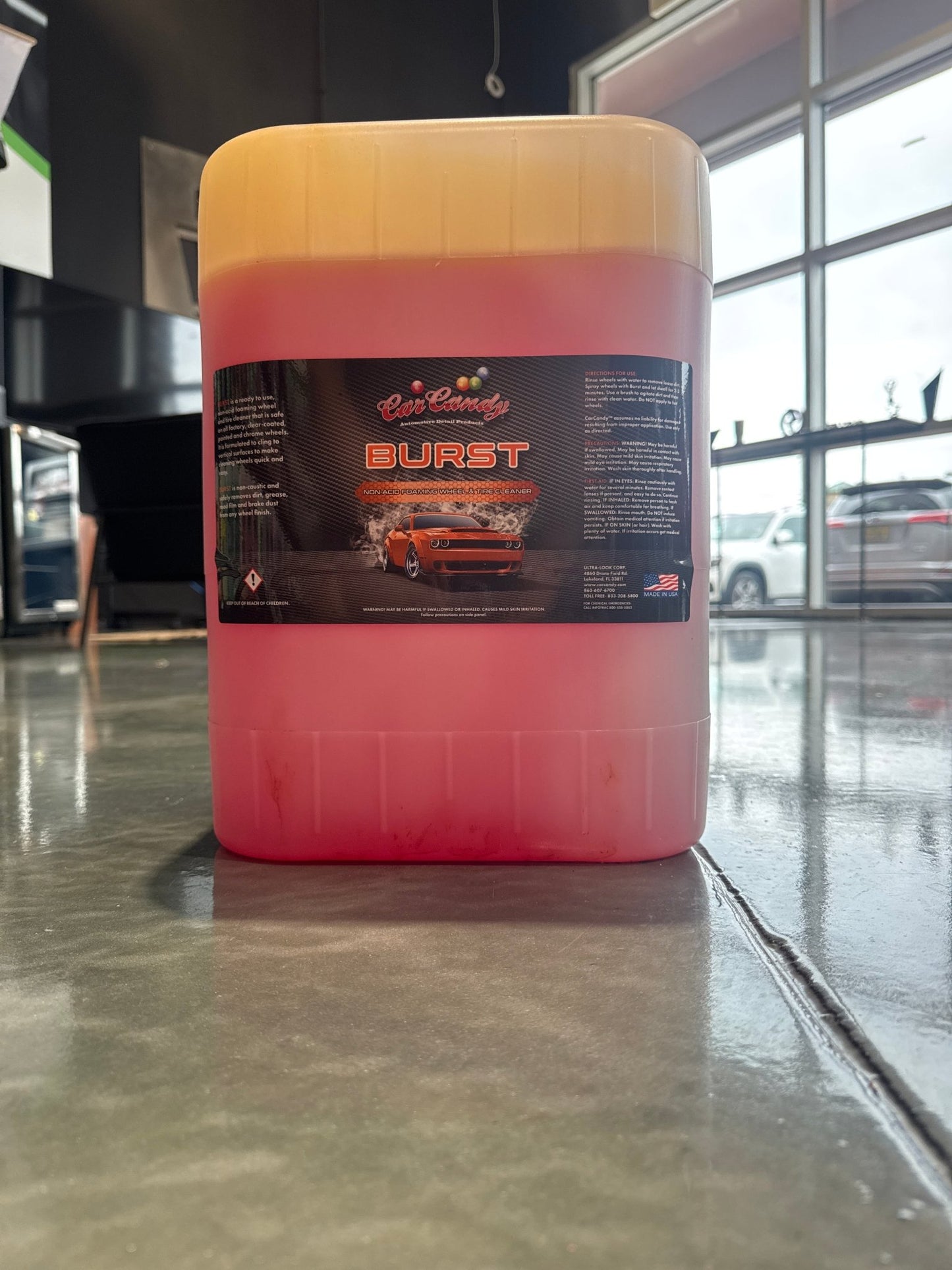 CAR CANDY BURST - NON ACID WHEEL CLEANER 5 GAL - Detailing World NJ