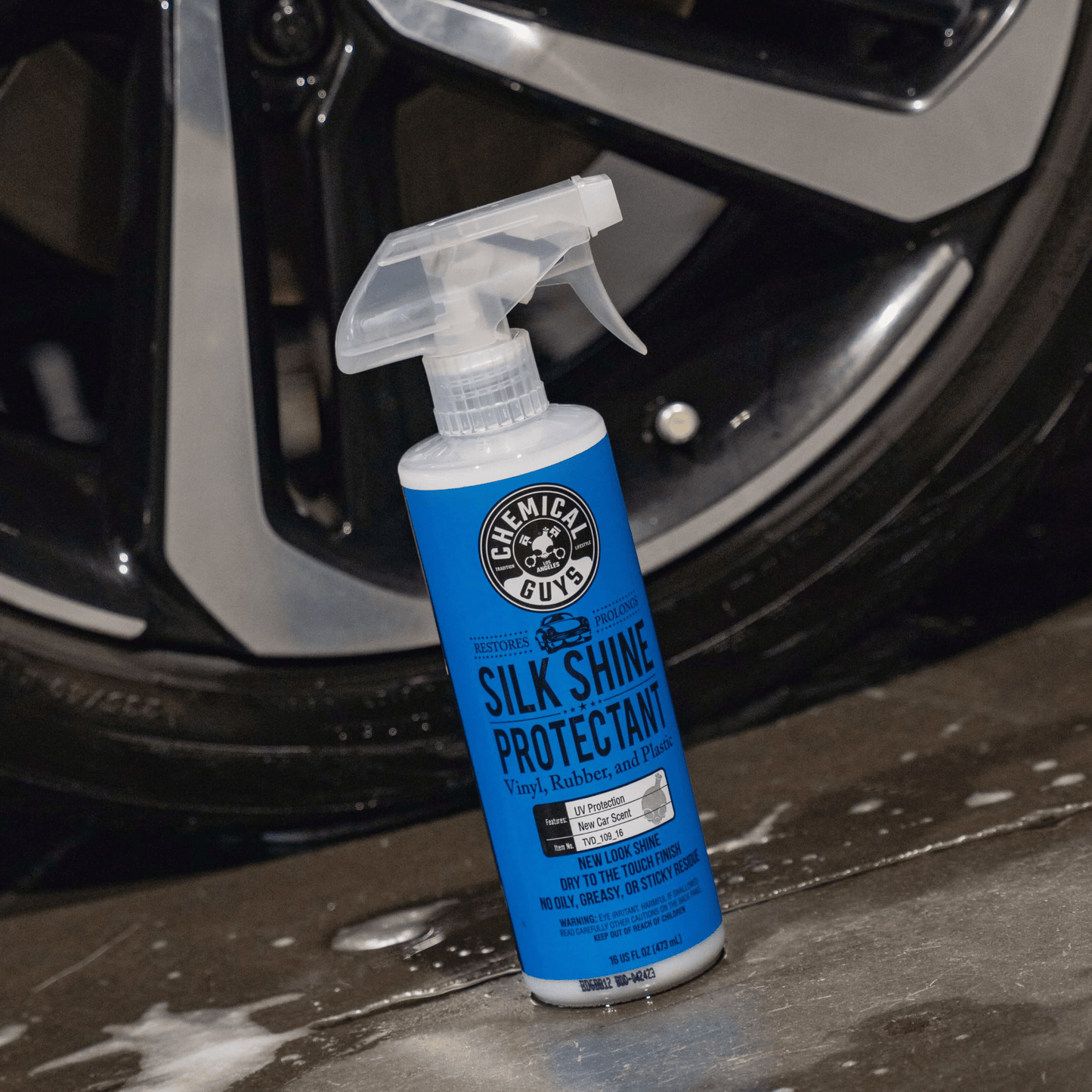Chemical Guys Silk Shine Vinyl, Rubber, Plastic Dressing - Detailing World NJ