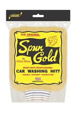 Gold Spun Wash Mitt with cuff #811/85-310 - Detailing World NJ