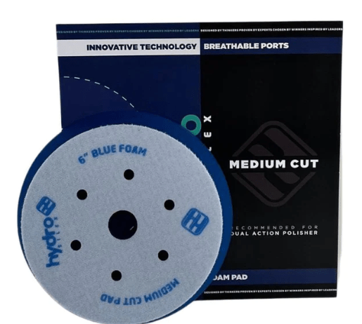 Hydrosilex Foam Pad Blue (MEDIUM Cut) - Detailing World NJ028554155397