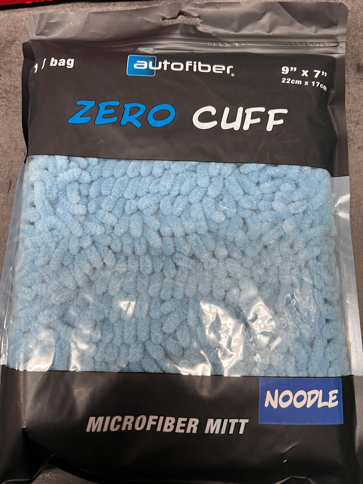 Microfiber Noodle Wash Mitt (7 in. x 9 in.) Zero cuff - Detailing World NJ