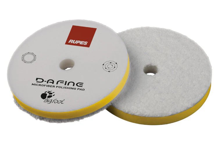 Rupes DA Fine Microfiber Pad Yellow 9.MF80M 3in - Detailing World NJ