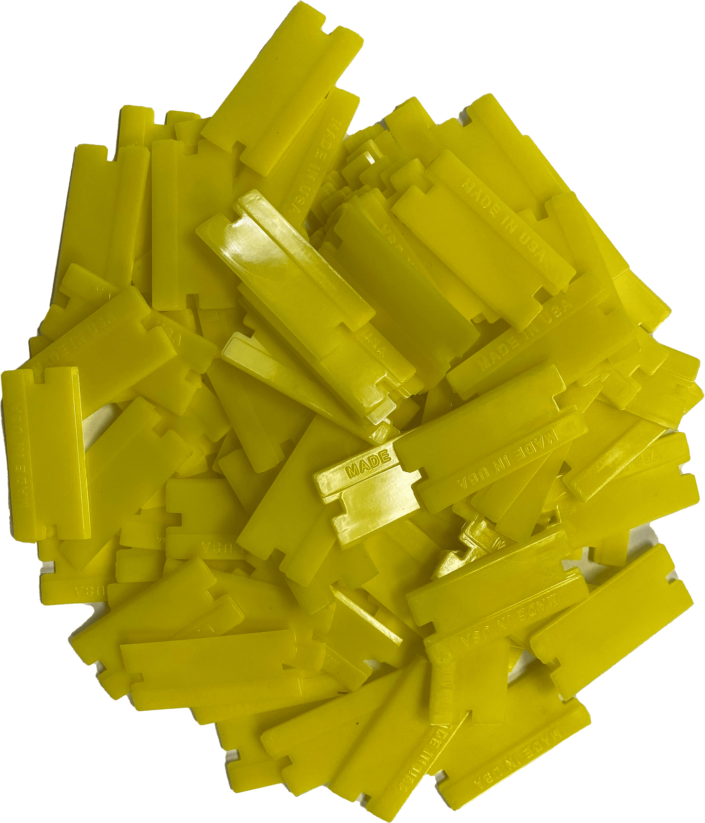 100 pk Plastic Razor Blades - Detailing World NJ079038000146