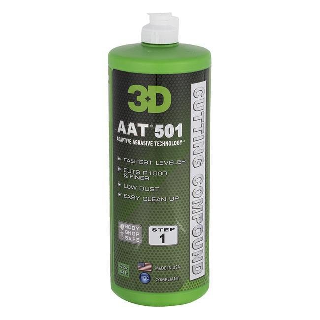 3D AAT Cutting Compound 501 (32oz.) - Detailing World NJ501OZ32