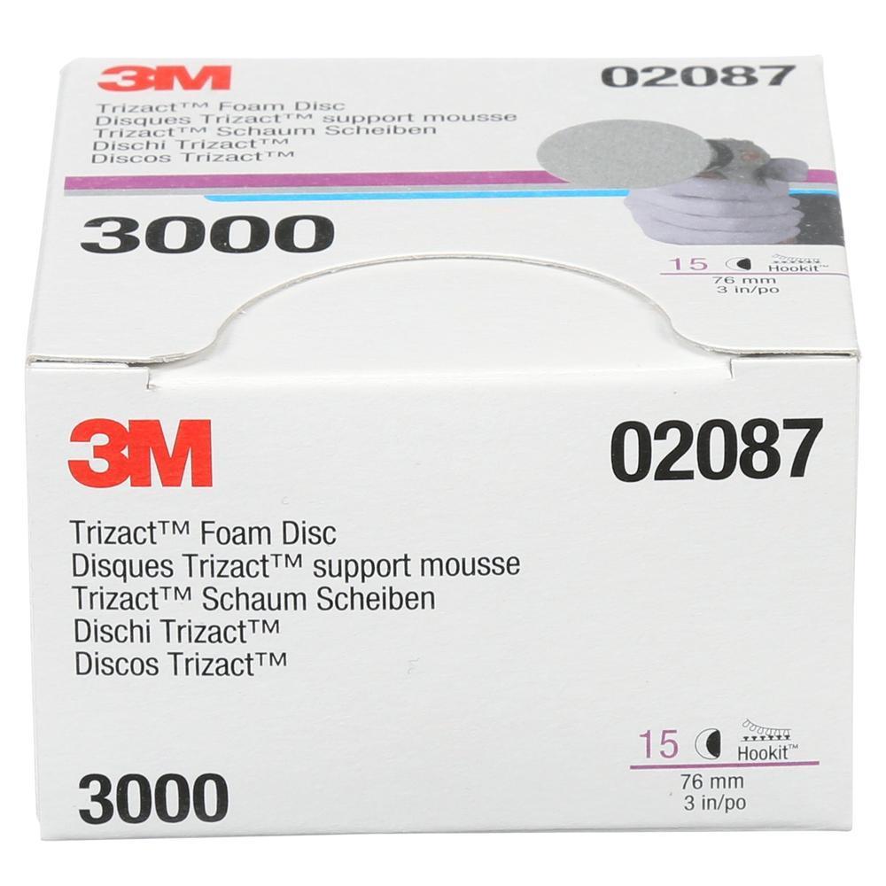 3M Trizact Foam Disc 3000 1 PC - Detailing World NJ05113102085
