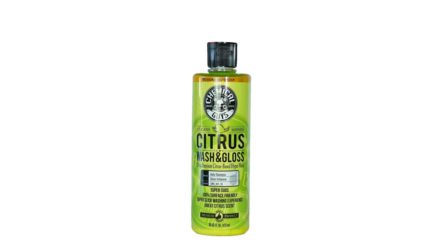 Chemical Guys Citrus Wash & Gloss Concentrated Car Wash (16 oz) - Detailing World NJ