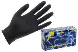 Black Lighting Nitrile Gloves