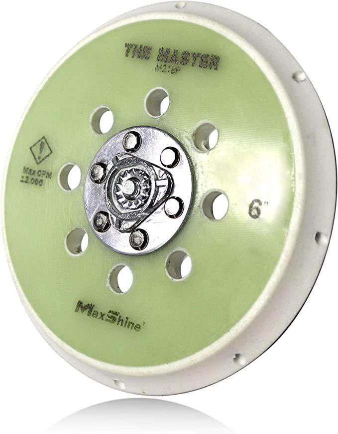 MaxShine 6" DA Backing Plate - Detailing World NJ037836798566