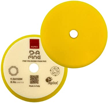 Rupes DA Fine Polishing Pad (Yellow) 6"