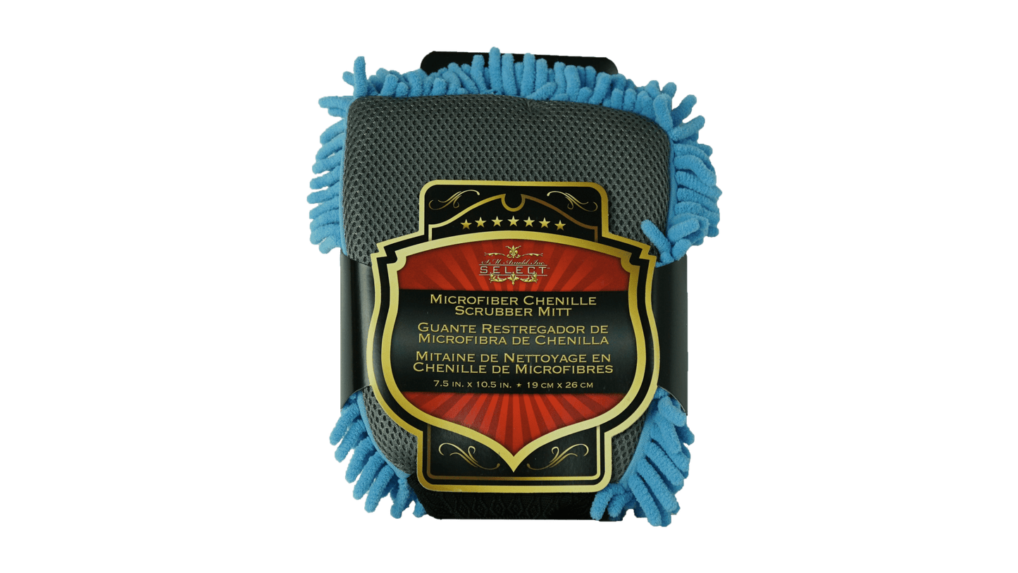 SM Arnold Microfiber Chenille Scrubber Mitt - Detailing World NJ