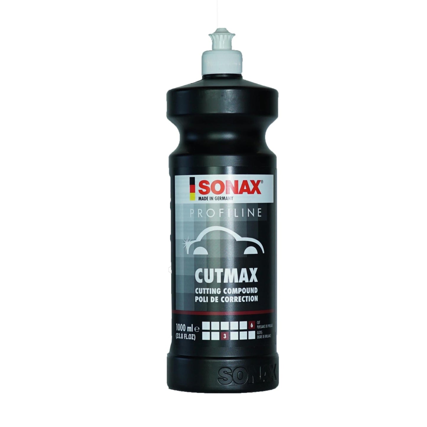 SONAX Cutmax 33.8oz. Bottle - Detailing World NJ